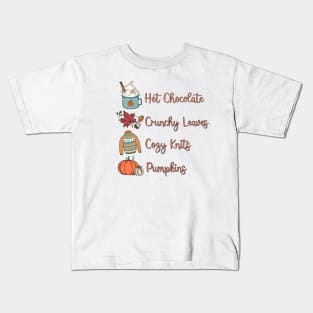 The Coziest Season Design Kids T-Shirt